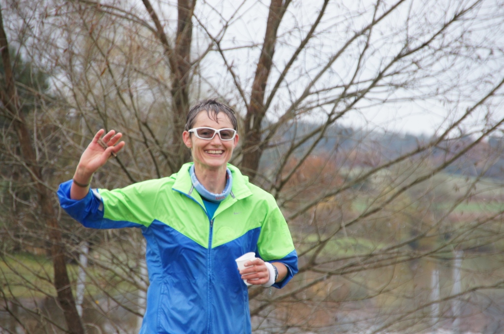 Autorin Heidi Riepl, die Siegerin der Damenwertung beim 1. Rauchwart Marathon